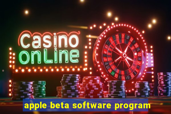 apple beta software program